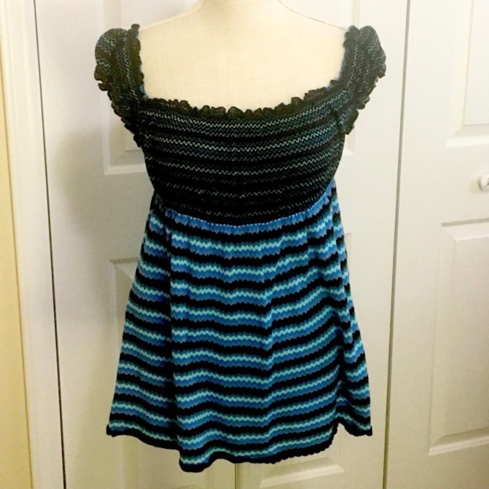 Free People Knit Milkmaid Babydoll Top S